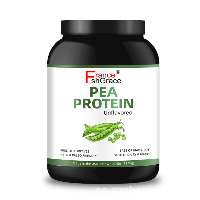 Soporte muscular a base de plantas en polvo de proteína de guisante Shecome